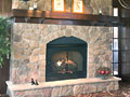 Fieldstone Fireplace
